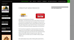 Desktop Screenshot of creativenewmexico.org